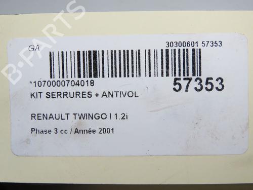 Elektronisk modul Elektronisk modul RENAULT TWINGO I (C06_) 1.2 (C066, C068) (58 hp) 37225967 37225967