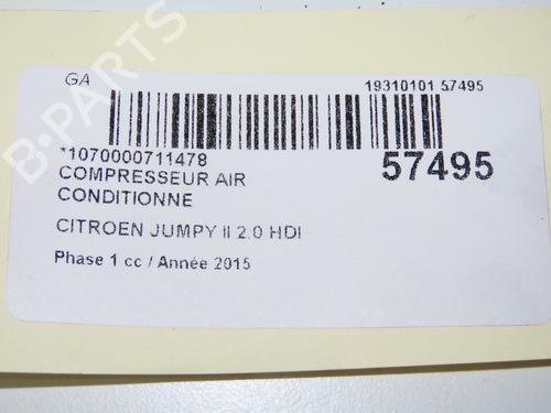 AC compressor CITROËN JUMPY II Van 2.0 HDi 125 | BP32179118M34 