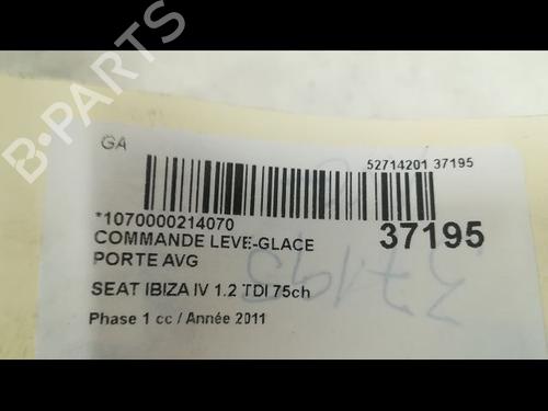 Used Left front window switch SEAT IBIZA IV (6J5, 6P1) 1.2 TDI (75 hp) 9605595