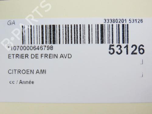 Right front brake caliper CITROËN AMI (9A_) Electric (9AZ2CA) | BP36494186M104 - Image 7