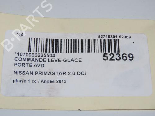 Schalter für NISSAN PRIMASTAR Van (X83) 2.0 dCi 115 (114 hp) 31274391