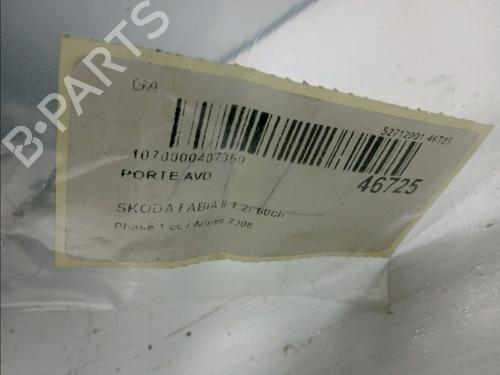 Right front door SKODA FABIA II (542) 1.2 | BP16648151C3 