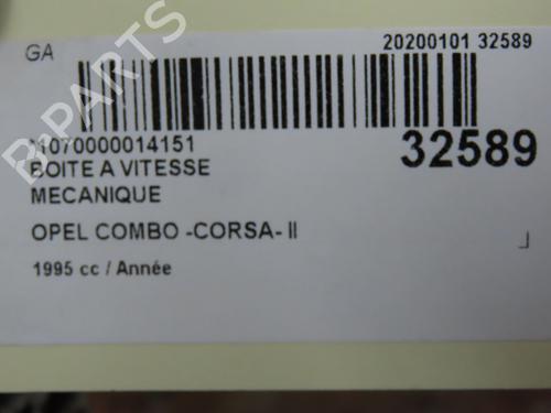 Used Gearbox Gearbox OPEL COMBO Box Body/MPV (71_) 1.7 D (60 hp) 40162871 40162871