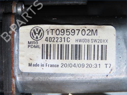 Rudehejsemekanisme Højre foran VW TOURAN (1T1, 1T2) 2.0 TDI 16V (140 hp) 28831128