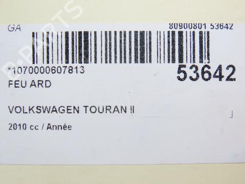 Used Right taillight VW TOURAN (1T3) 2.0 TDI (140 hp) 28832702