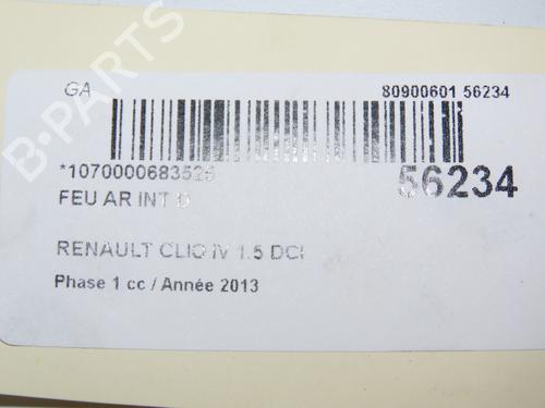 Used Right tailgate light RENAULT CLIO IV (BH_) 1.5 dCi 90 (90 hp) 31077372