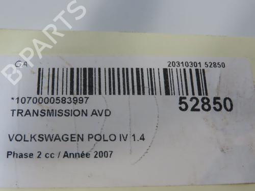 Right front driveshaft VW POLO IV (9N_, 9A_) 1.4 TDI | BP29379890M39 