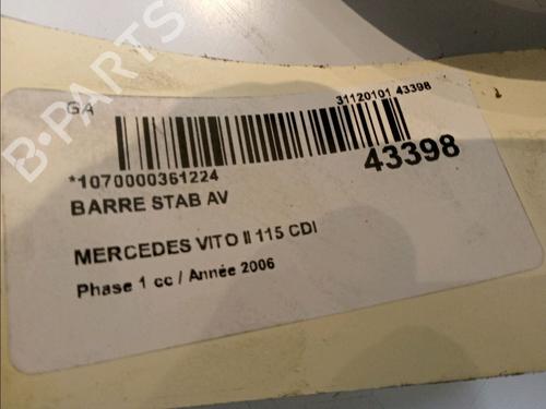 Used Anti roll bar Anti roll bar MERCEDES-BENZ VITO / MIXTO Van (W639) 115 CDI (639.601, 639.603, 639.605) (150 hp) 14875331 14875331