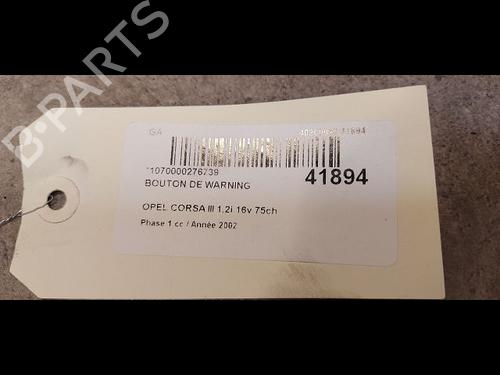 warning-switch-opel-corsa-c-x01-12-f08-f68-95526835-2000-2001-2002-2003-2004-2005-2006-2007-2008-2009-9613605 main image