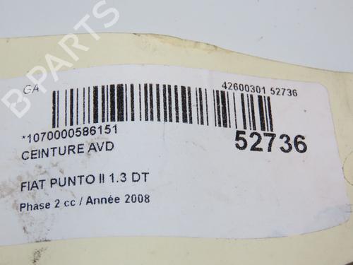 Used Front right seatbelt Front right seatbelt 36494652 36494652