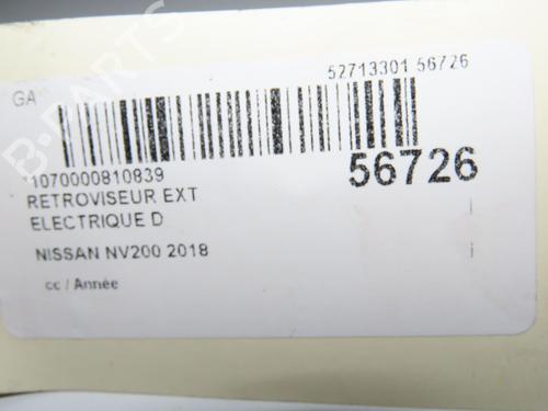 right-mirror-nissan-nv200-van-2010-40110716 main image