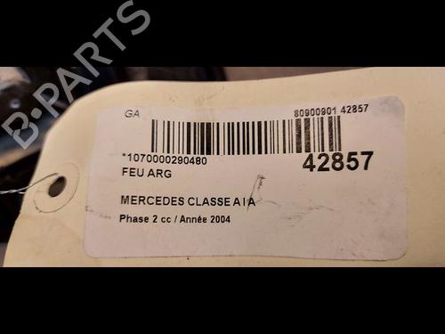 Used Left taillight MERCEDES-BENZ A-CLASS (W168) A 170 CDI (168.009, 168.109) (95 hp) 23178059