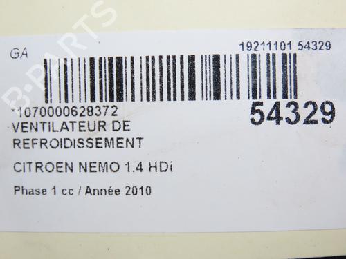 Used Radiator fan Radiator fan CITROËN NEMO MPV 1.4 HDi (68 hp) 29645084 29645084