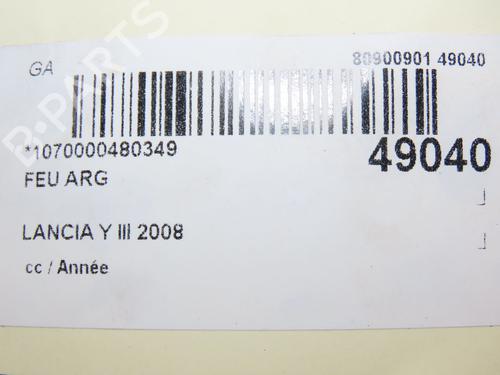 Left taillight LANCIA YPSILON (843_) 1.4 (843.AXG1A) | BP28969617C34 