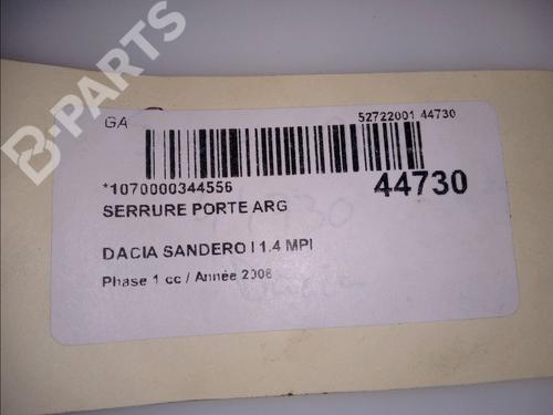 Rear left lock DACIA SANDERO 1.4 (BS0C, BS0A, BS0G, BS1F, BS0E) | BP11103502C100