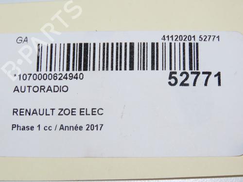 Radio RENAULT ZOE (BFM_) Electric (BFME) | BP33032152E6 - Image 5