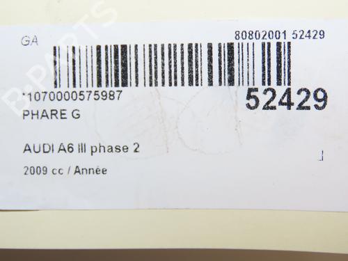 Used Left headlight AUDI A6 C6 Avant (4F5) 2.7 TDI (190 hp) 28802254