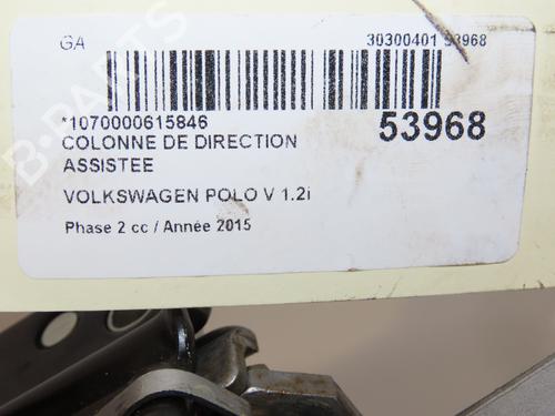 Steering column VW POLO V (6R1, 6C1) 1.2 TSI 16V | BP28801551M21