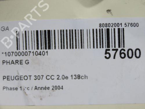 Left headlight PEUGEOT 307 CC (3B) 2.0 16V | BP36495715C28 - Image 3