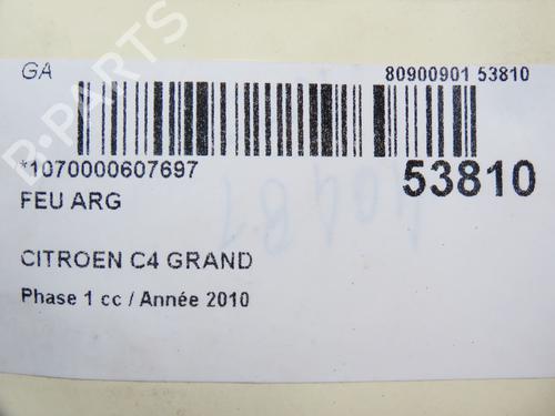 Left taillight CITROËN C4 Grand Picasso I (UA_) 1.6 HDi | BP28969665C34 