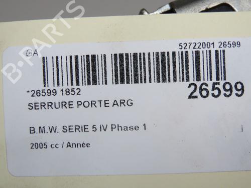 Serrure arrière gauche Serrure arrière gauche 36495354 36495354