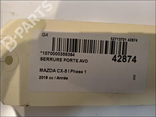 Front right lock MAZDA CX-5 (KE, GH) 2.2 D AWD (KE102) | BP11102749C97 