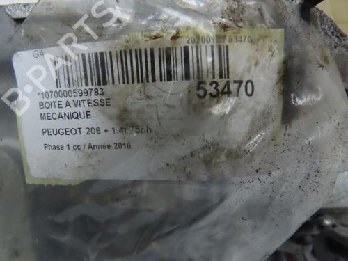 Used Gearbox PEUGEOT 206+ (2L_, 2M_) 1.4 i (2LKFWA, 2MKFWA) (75 hp) 28829454