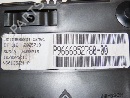 Instrument cluster CITROËN C4 Picasso I MPV (UD_) 1.6 HDi 110 | BP16688230C47 