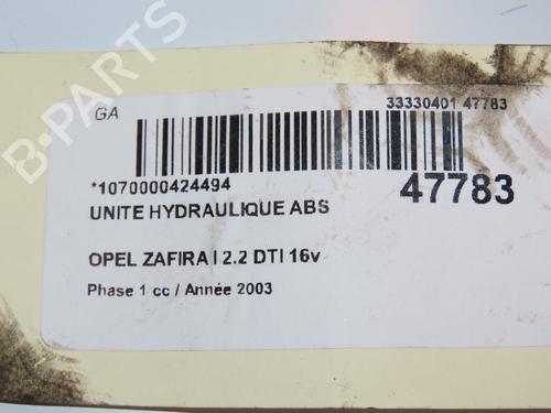 Używane Pompa ABS OPEL ZAFIRA A MPV (T98) 2.2 DTI 16V (F75) (117 hp) 23173663