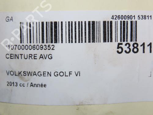 Front left seatbelt VW GOLF VI Variant (AJ5) 2.0 TDI | BP30916905I26 - Image 2