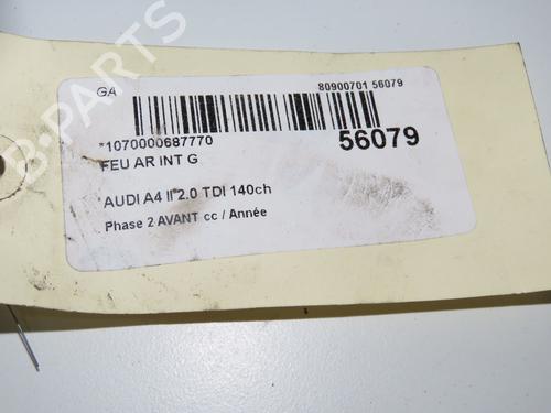 Used Left tailgate light Left tailgate light AUDI A4 B7 Avant (8ED) 2.0 TDI (140 hp) 33633989 33633989