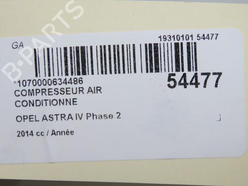 AC compressor OPEL ASTRA J Saloon 1.6 CDTi (69) | BP36367538M34 - Image 9