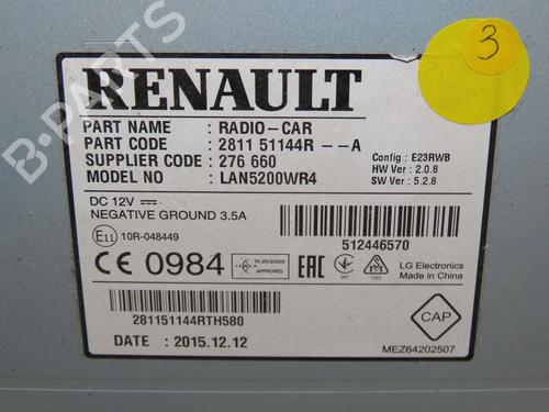 Radio RENAULT CAPTUR I (J5_, H5_) 1.5 dCi 110 | BP33836439E6 - Image 5