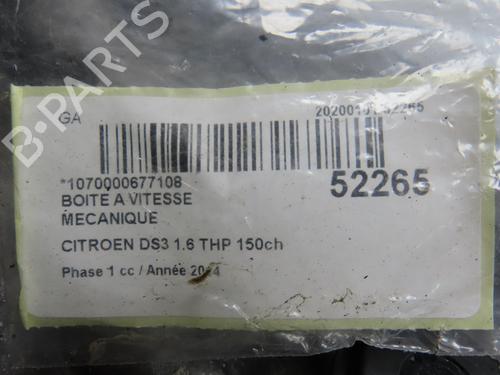 Gearbox CITROËN DS3 (SA_) 1.6 THP 155 | BP31120164M3 