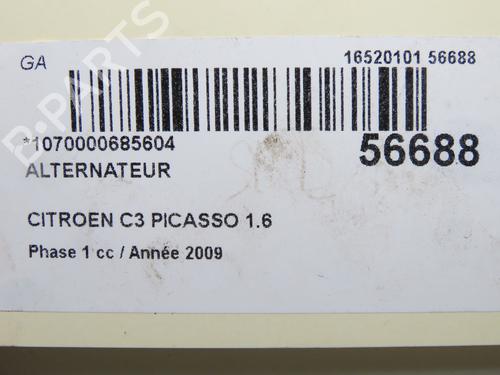 Alternator CITROËN C3 Picasso (SH_) 1.6 HDi | BP32179115M7 