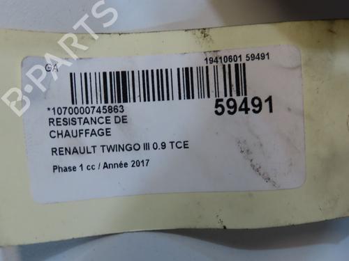 Heater resistor RENAULT TWINGO III (BCM_, BCA_) 0.9 TCe 90 (BCM9, BCM2) | BP38713659M108 - Image 4