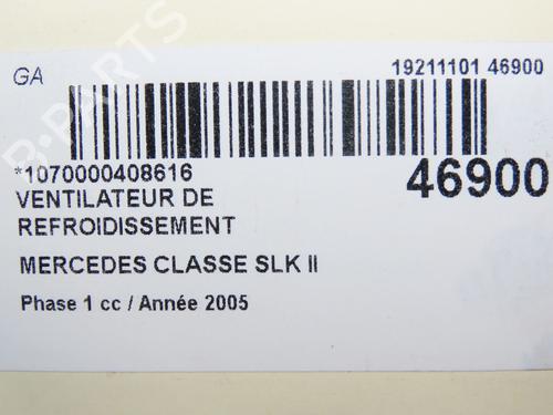 Radiator fan MERCEDES-BENZ SLK (R171) 200 Kompressor (171.442) | BP30117084M35 