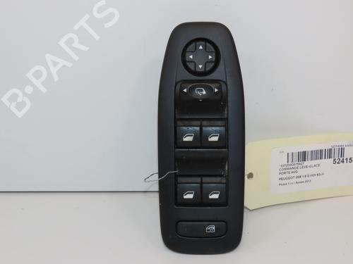 Used Left front window switch PEUGEOT 208 I (CA_, CC_) 1.6 HDi (92 hp) 28831726