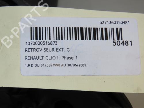 Left mirror RENAULT CLIO II (BB_, CB_) | BP17868484C26