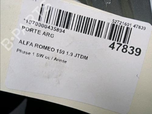 Left rear door ALFA ROMEO 159 Sportwagon (939_) 1.9 JTDM 16V (939BXC1B, 939BXC12) | BP15058495C4 