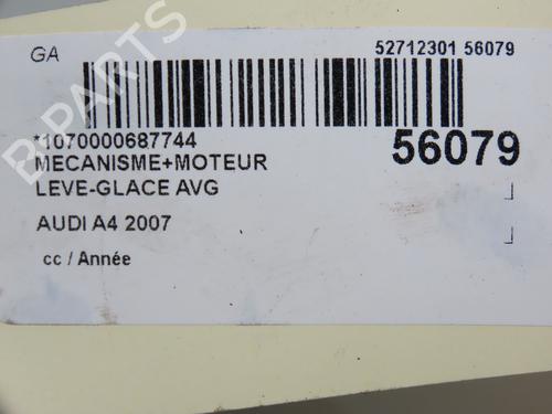 Vindusheismekanisme venstre foran AUDI A4 B7 Avant (8ED) 2.0 TDI (140 hp) 30797586