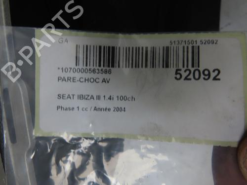 Used Front bumper SEAT IBIZA III (6L1) 1.4 16V (100 hp) 28801846