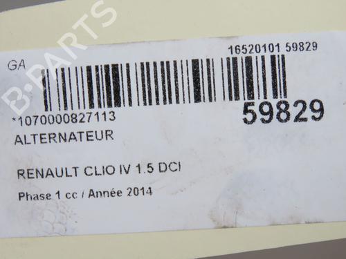 alternator-renault-clio-iv-bh_-2012-2013-2014-2015-2016-2017-2018-2019-2020-2021-40162855 main image