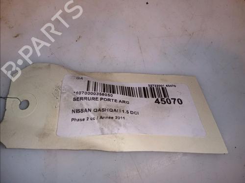 Venstre bak lås NISSAN QASHQAI / QASHQAI +2 I (J10, NJ10, JJ10E) 1.5 dCi | BP12564152C100 