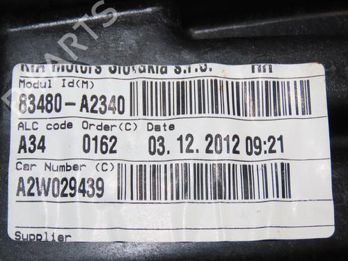 Used Rear right window mechanism KIA CEE'D Sportswagon (JD) 1.6 CRDi 128 (128 hp) 19170761