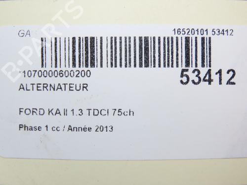 Alternator FORD KA (RU8) 1.3 TDCi | BP28829123M7 