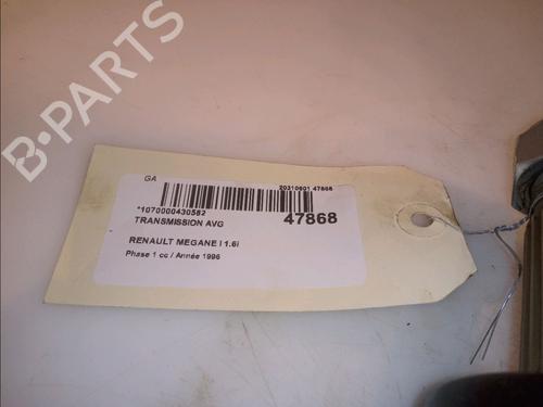 Left front driveshaft RENAULT MEGANE I (BA0/1_) 1.6 e (BA0F, BA0S) | BP23172875M38 