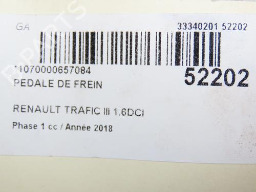 Break pedal RENAULT TRAFIC III Van (FG_) 1.6 dCi 125 (FGMH) | BP28830004I19 
