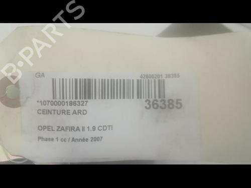 Rear right belt tensioner OPEL ZAFIRA / ZAFIRA FAMILY B (A05) 1.9 CDTI (M75) | BP23174954C90 