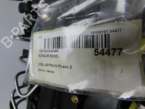 Motor für Motor OPEL ASTRA J Saloon 1.6 CDTi (69) (136 hp) 34408904 34408904
